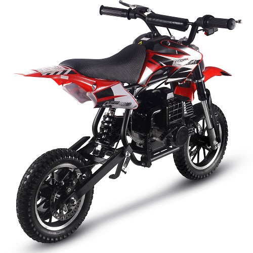 MotoTec Alien 50cc 2-Stroke Kids Gas Dirt Bike SpadezStore