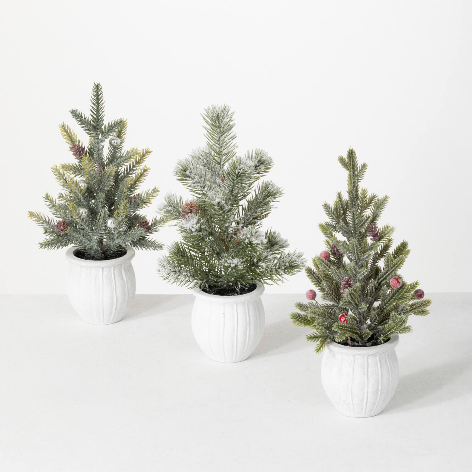 Sullivans Potted Pine Tree Set Of 3 SpadezStore