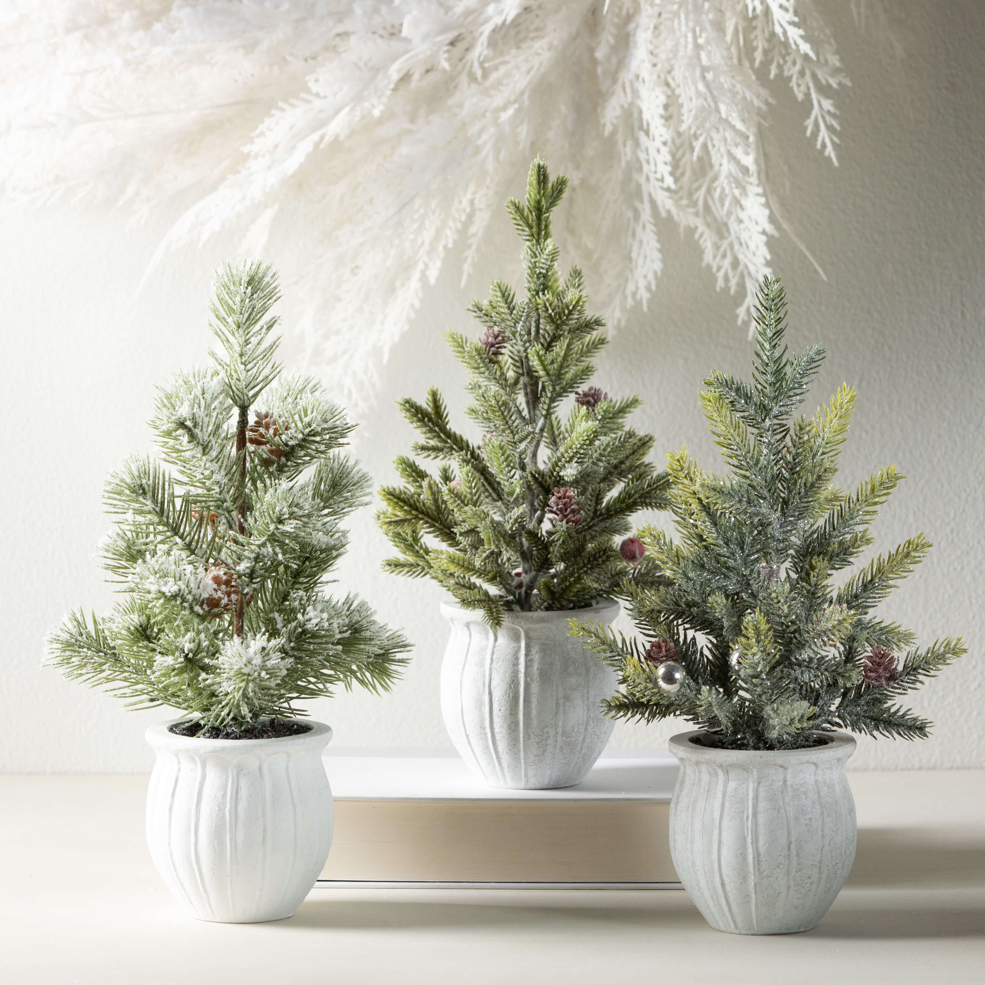 Sullivans Potted Pine Tree Set Of 3 SpadezStore